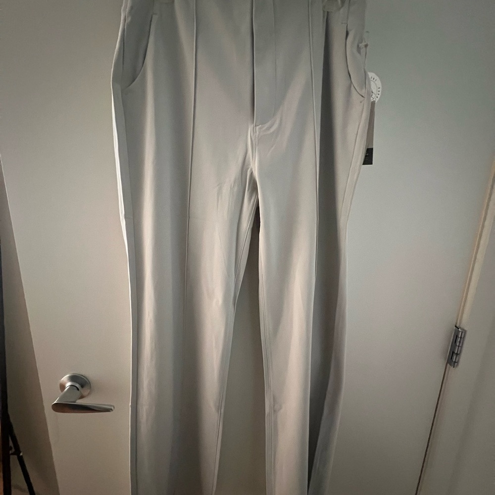 Vuori Women's Cream Wide Leg Pants - Picture 5 of 6